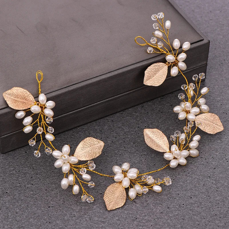 Женский обруч для волос свадебный аксессуар с жемчугом аксессуары невесты
