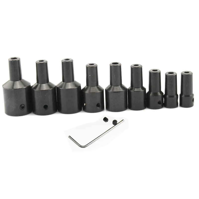 1PCS 3.17mm/4mm/5mm/6mm/7mm/8mm/10mm Motor Shaft Coupler Sleeve Coupling B10 Drill Chuck Taper Connecting Rod