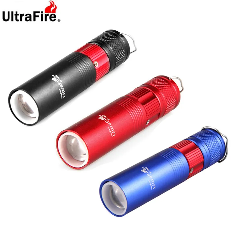 White red blue light Ultrafire с магнитом белый/красный/синий светодиодный светильник-вспышка масштабируемый фонарь аварийный предупреждающий походный рабочий светильник с помощью батареи 14500 - Испускаемый цвет: White red blue light