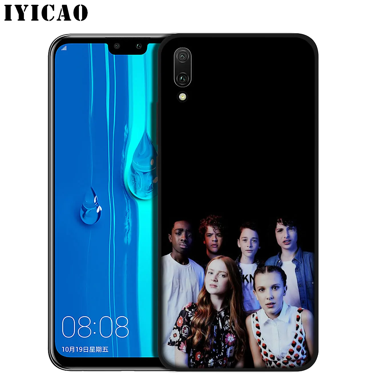 IYICAO stranger things poster Soft Silicone Phone Case for Huawei Mate 30 20 10 Pro Nova 5i 4 3 3i 2i 2 Lite Black Cover |