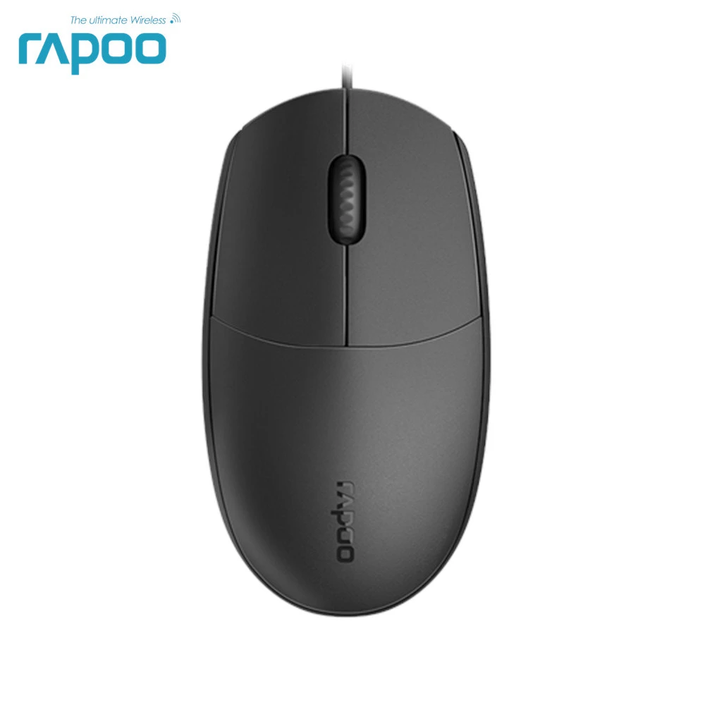 

Rapoo N1200S USB Wired Optical Mouse with 1000DPI for PC Laptop Desktop Computer