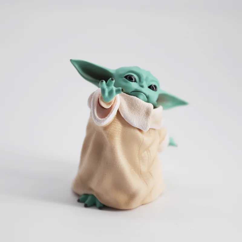 

8cm Star Wars Baby Yoda Collection Action Figure Toy PVC Miniature Toys Doll Gift for Children's Day