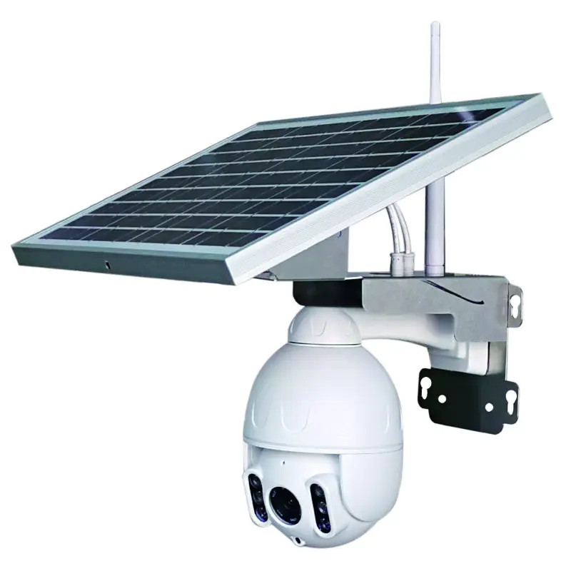 Outdoor Waterproof 1080P 4G Auto Tracking PTZ Solar Battery CCTV Camera