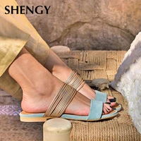 2019 new women wedges sandals summer hot gladiator non slip slippers flock ladies party office shoes beach sandals