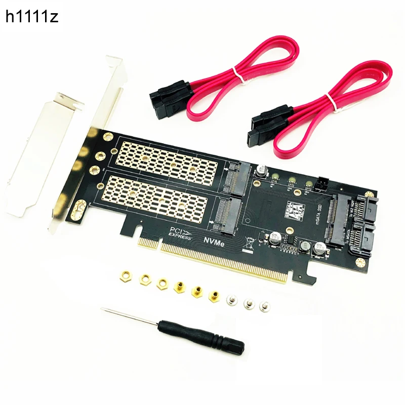 Переходник для Райзера M2 NVMe SSD NGFF к PCIE 3 0 X16 адаптер майнинга Чиа поддержка M Key NVME B