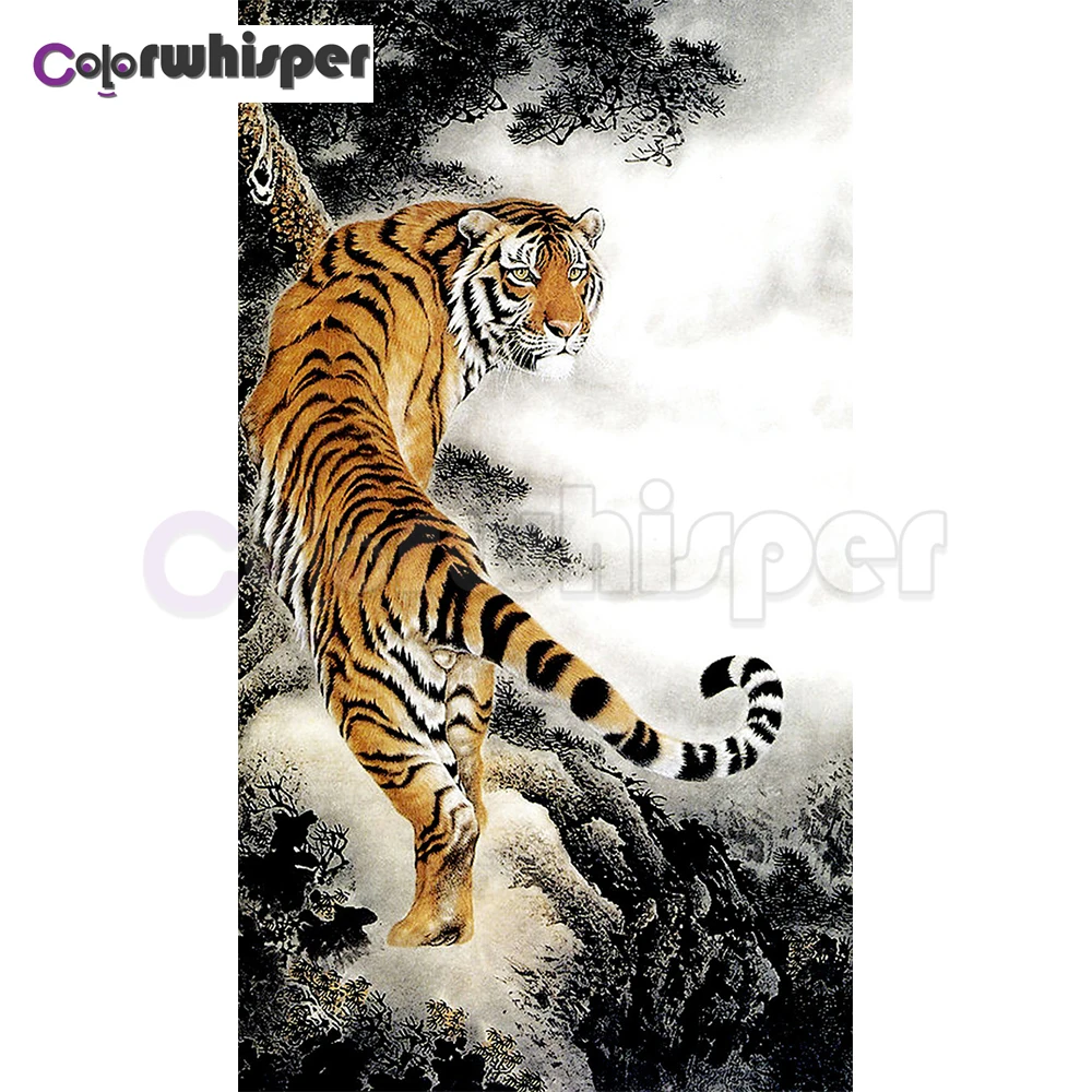 

Diamond Painting Full Square/Round Drill Tiger 5D Daimond Painting Embroidery Cross Stitch Crystal Mosaic Pic Wall Art Z2504