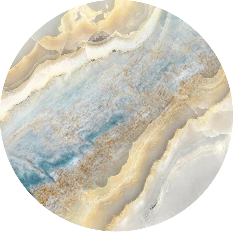 Пользовательские 3D фото обои в европейском стиле классический синий мраморный