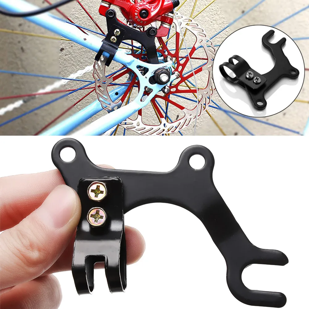 

1PC Bicycle Disc Brake Modification Bracket Frame Adapter Holder Mountain Bike Converter V Brake Rack Outdoor Accessories