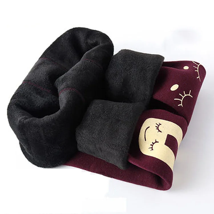 Осенне зимние леггинсы для девочек детские с принтом штаны бархатные теплые