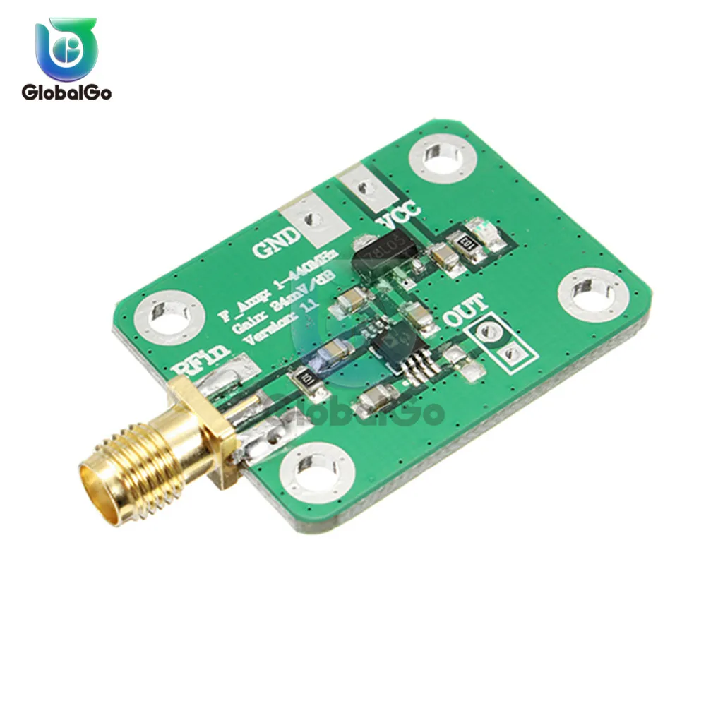 0.1-440 MHz AD8310 RSSI High Speed Frequency RF Output Log Detector Power Meter Board Demodulator Module 7-15V 12mA | Инструменты