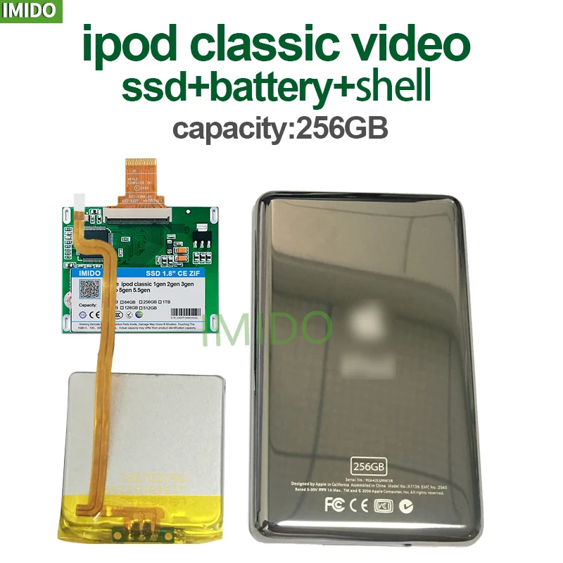 Новинка жесткий диск 256G для Ipod classic 7 го поколения 160 Гб видео 5 замена MK3008GAH MK8010GAH