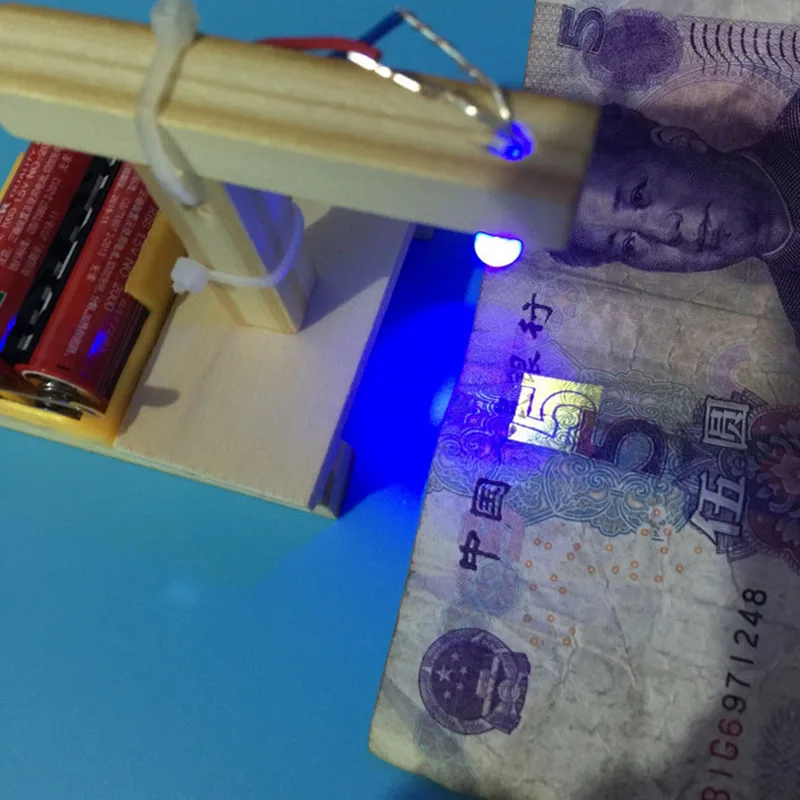 Saizhibaba Diy домашнее Определитель фальшивости денег Модель игрушка разработке