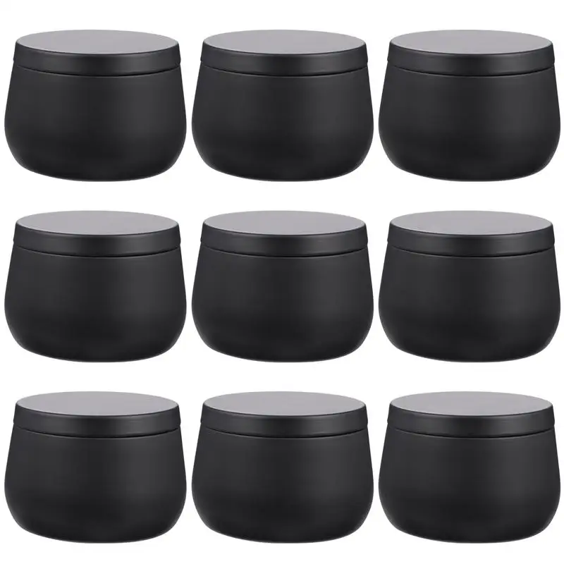 9 шт. жестяная банка для чая круглая коробка хранения свечей и конфет ювелирных