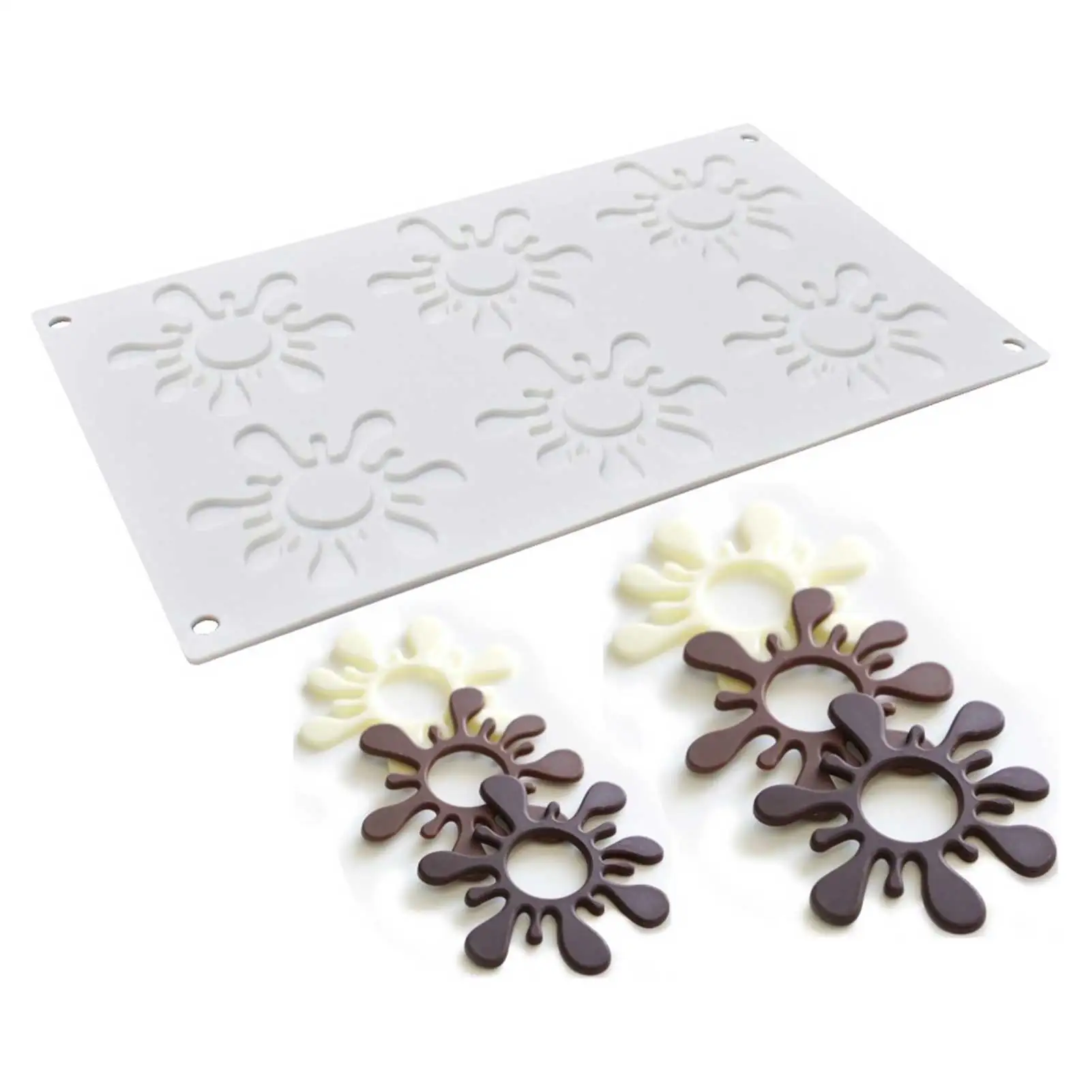 3D креативная форма в форме подсолнуха шоколада силиконовая для мыла конфет