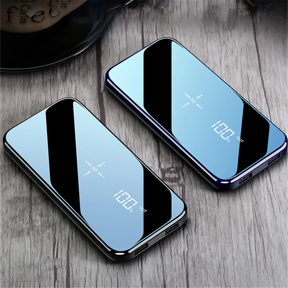 NTSPACE 10000 мАч Qi Беспроводное зарядное устройство Power Bank для iPhone Samsung с двумя usb