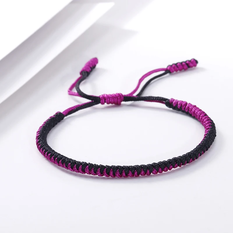 Браслет ручной работы тибетский буддийский с шармами браслеты на удачу надписью