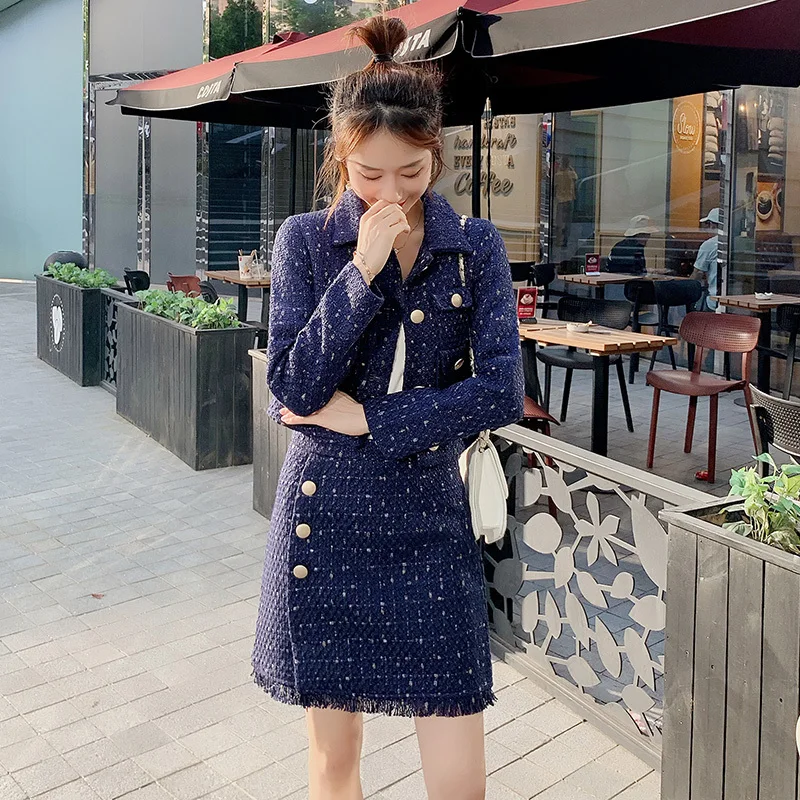 Взлетно посадочной полосы дизайнерские 2019 осенью и зимой Для женщин твид