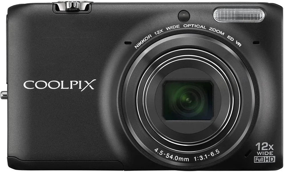 

Использованная Цифровая Wi-Fi камера COOLPIX S6500 с 12-кратным увеличением