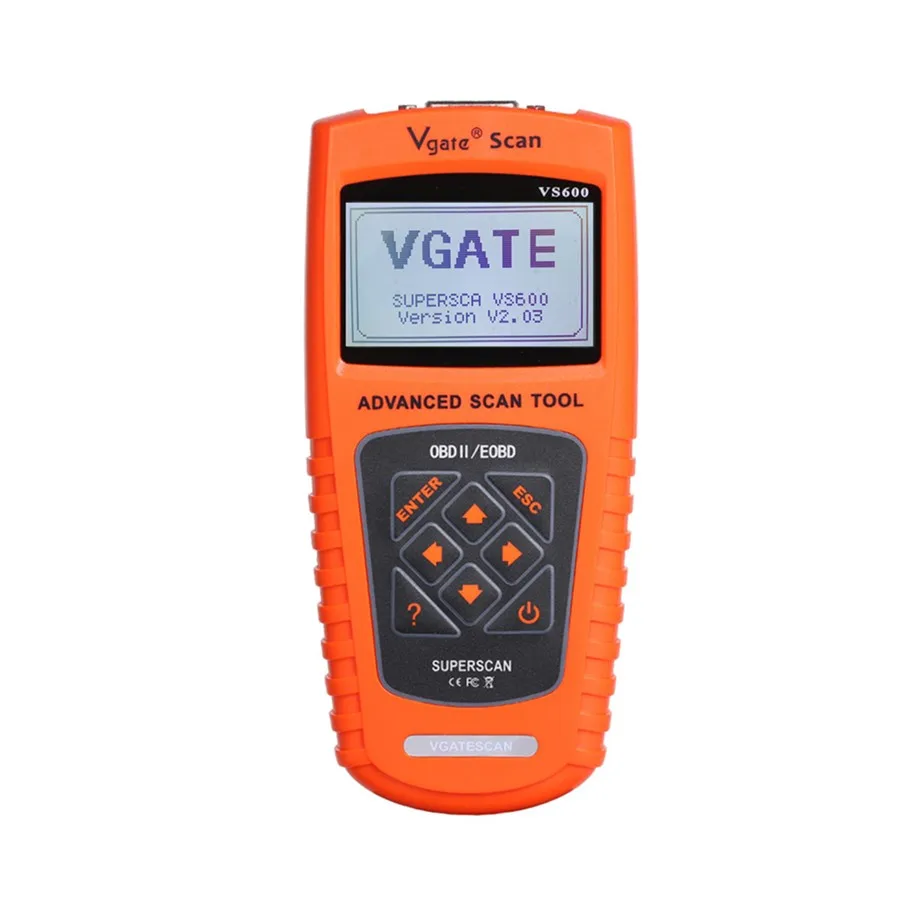 Оригинальный Vgate VS600 автомобильный CAN ODB II 2 OBD2 OBDII диагностический считыватель