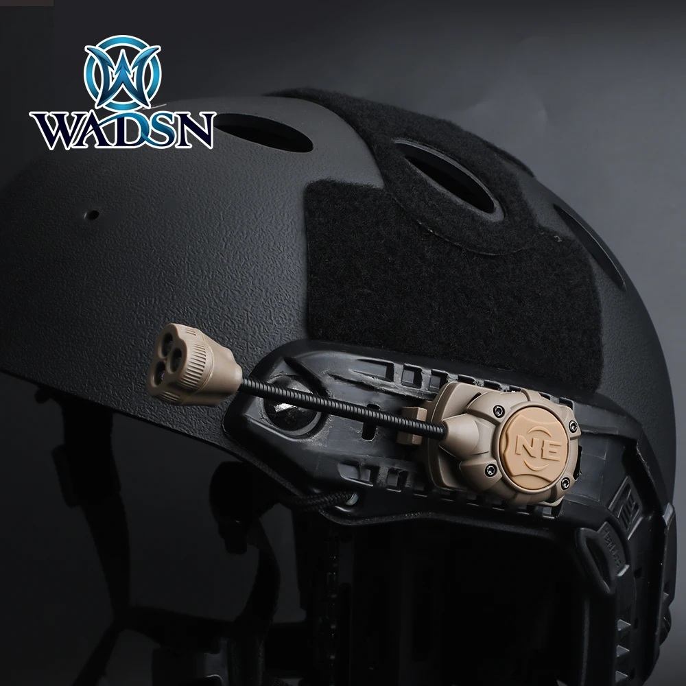 WADSN Airsoft Принстон Tec MPLS3 тактический шлем вспышка светильник Охота Красный Зеленый