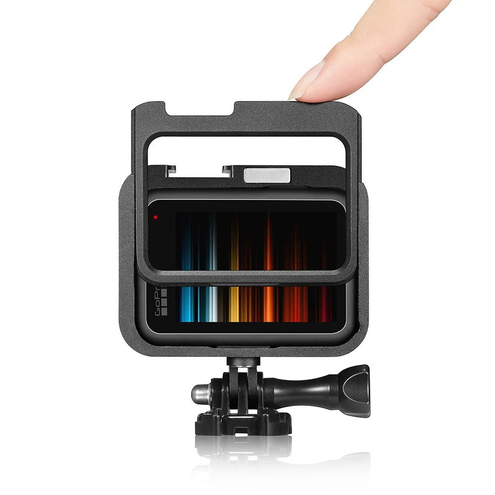 

Aluminum Case for GoPro Hero 9 Black Protective Metal Cage Cover Cold Shoe Mount for Go Pro 9 Frame Case For GoPro9 Accessories