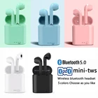Наушники i7s TWS Mini Bluetooth, беспроводные наушники, спортивные гарнитуры, вкладыши наушники для прослушивания музыки с зарядным устройством для всех телефонов