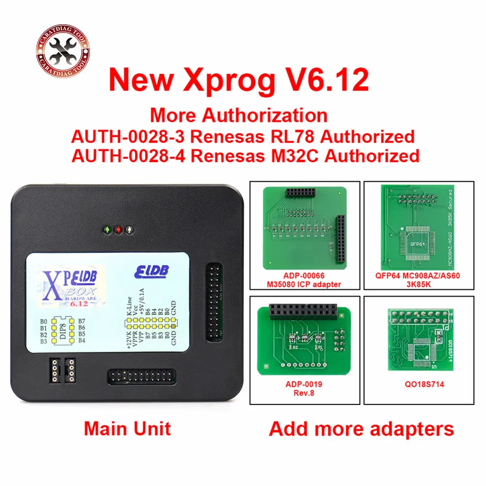 XPROG V6.12 добавить новое разрешение V5.72 V5.55 V5.84 X PROG м металлическая коробка M