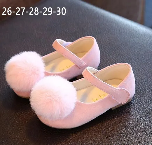 26to30pink EMS DHL; ; новая детская обувь; коллекция года; сезон весна; обувь принцессы с цветами и жемчужинами для девочек; обувь с бантом для малышей - Цвет: 26to30pink