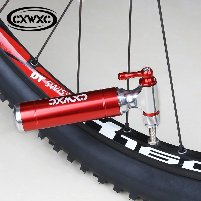 

CXWXC Portable CO2 Inflator Bicycle Pump Mini Bicycle Air Pump Schrader Presta Valve CO2 Pump for MTB ,Road Bike Accessories