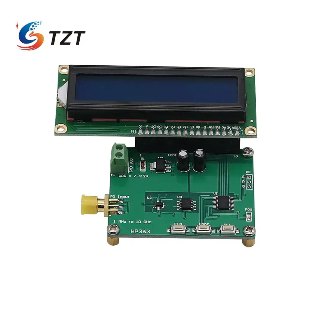 

TZT 1MHz-10GHz RF Power Meter -50 to 0dBm 1-10000MHz Settable Attenuation Value for Radio Instrument