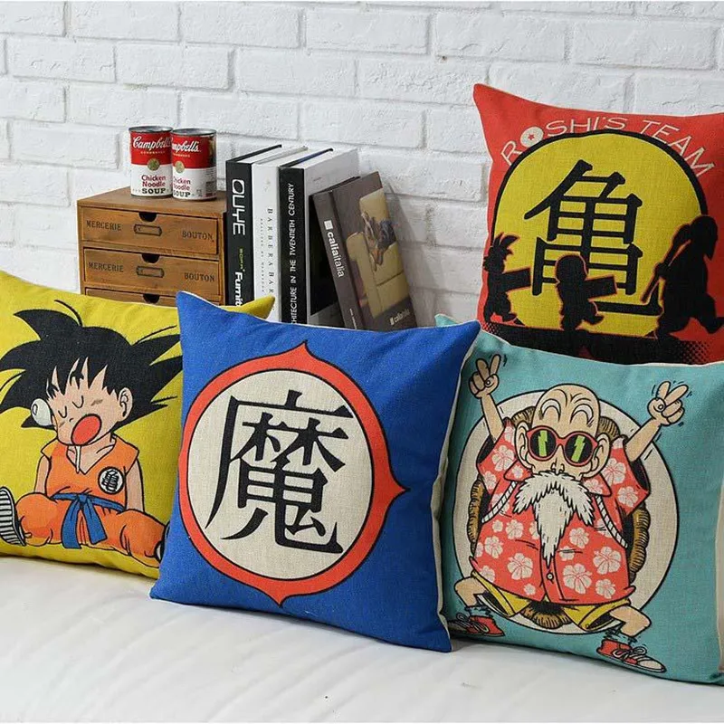 Наволочка для подушки с японским аниме драконий жемчуг наволочка домашней