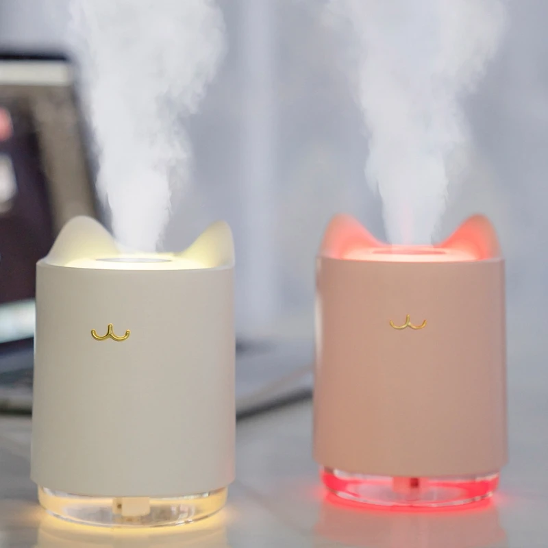 

Multifunction Cute Cat Air Humidifier USB Mist Maker Beauty Replenishing Aroma U1JE