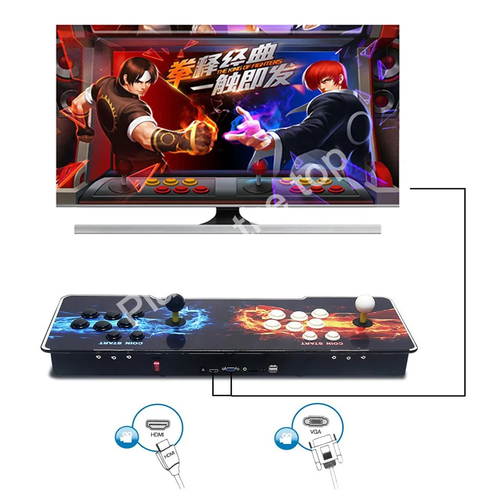 Игровая приставка двойная аркадная игровая консоль 815 игр 1280x720 Full HD 2 игрока с