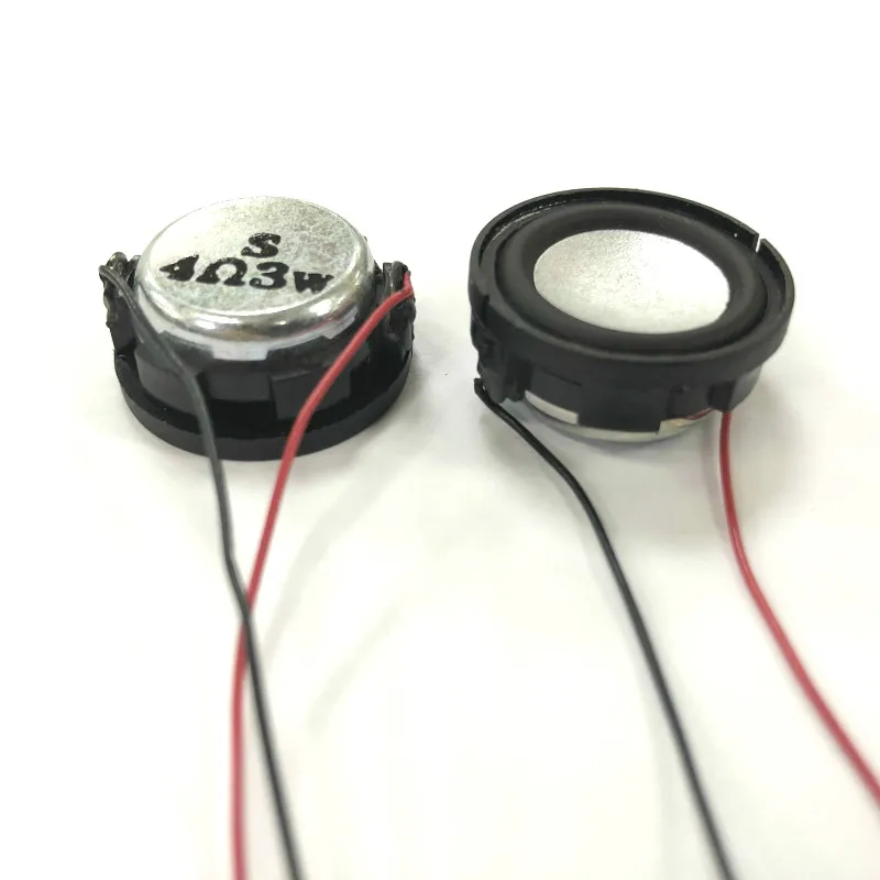 SOTAMIA 2 шт. 24 мм полный диапазон мини-динамик 4 Ом 3 Вт Звук Музыка громкий динамик DIY