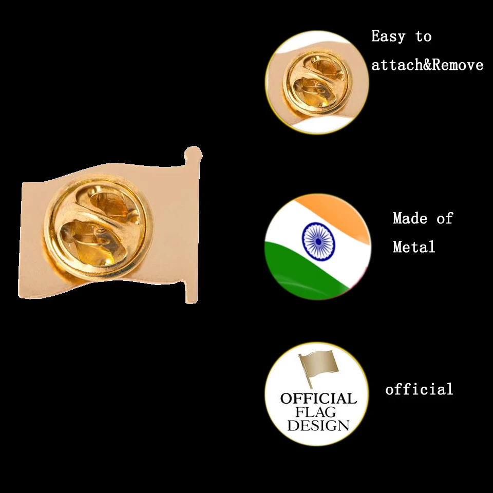 Брошь на лацкан в индийском стиле 10 шт. |