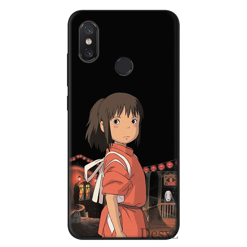 Унесенные призраками мобильный чехол для телефона силиконовый Xiaomi Redmi 4 5 6 7 8 Note 4x