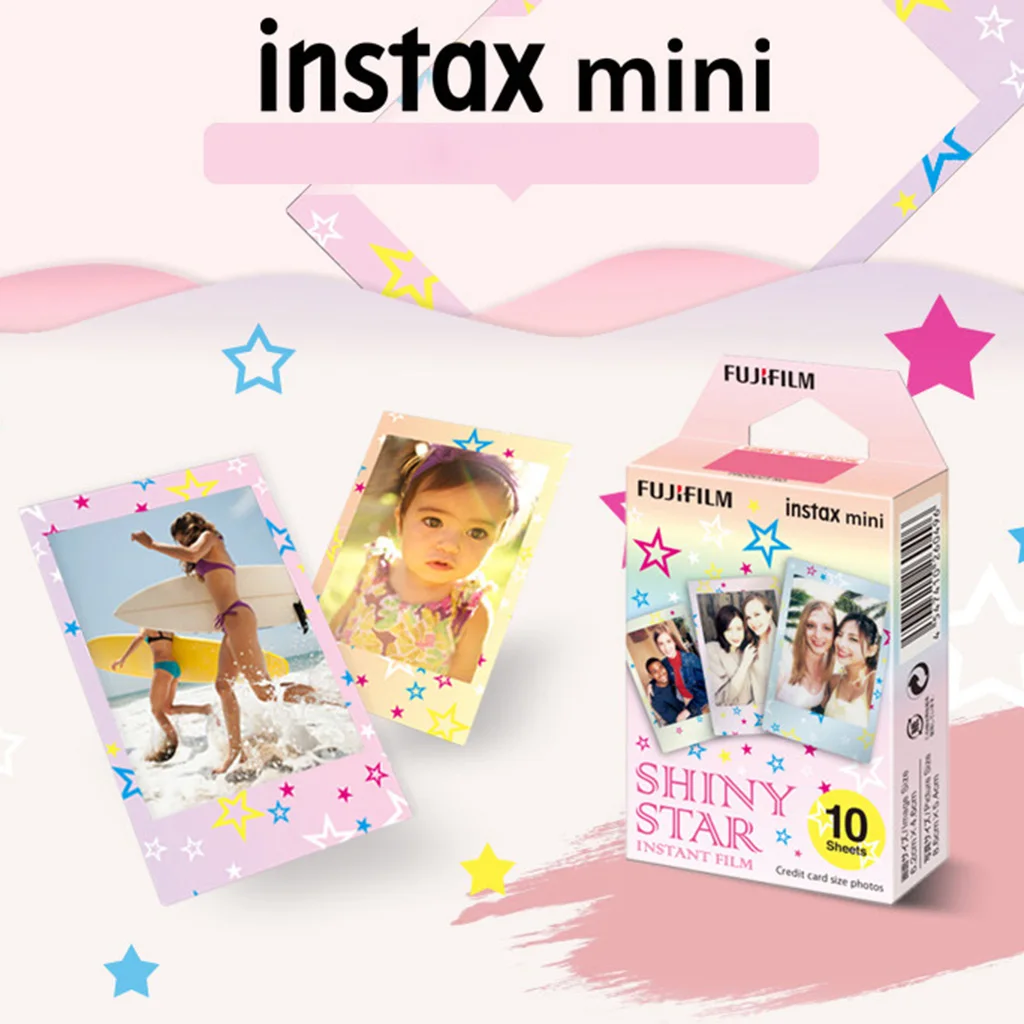 10 100 листов Fujifilm Instax Mini пленка моментальной печати 8 9 7s 70 25 50s 90 камера SP 1 2 для