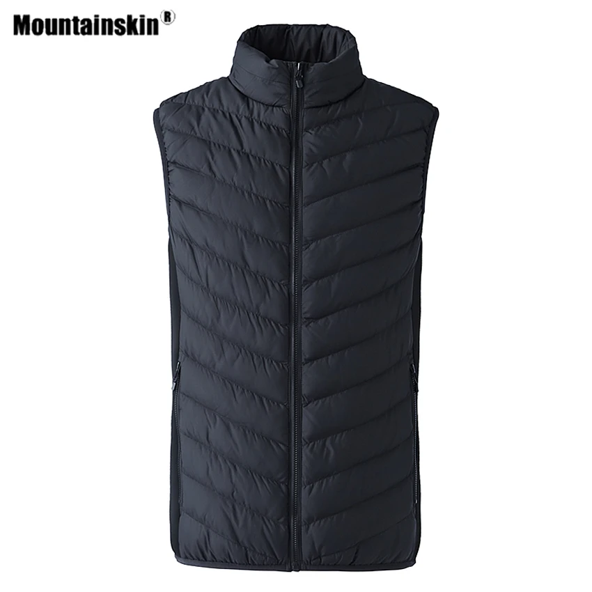Мужские спортивные теплые жилеты Mountainskin с USB-зарядкой и умным подогревом VA627 |