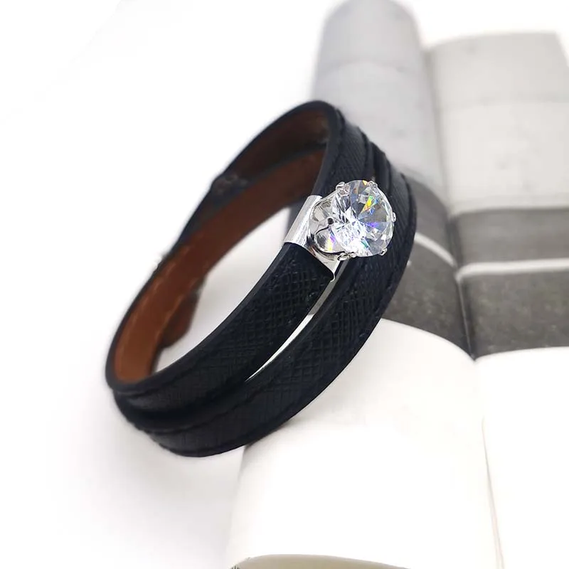 2020 г. плетеные вручную многослойные кожаные браслеты для женщин стразы в виде