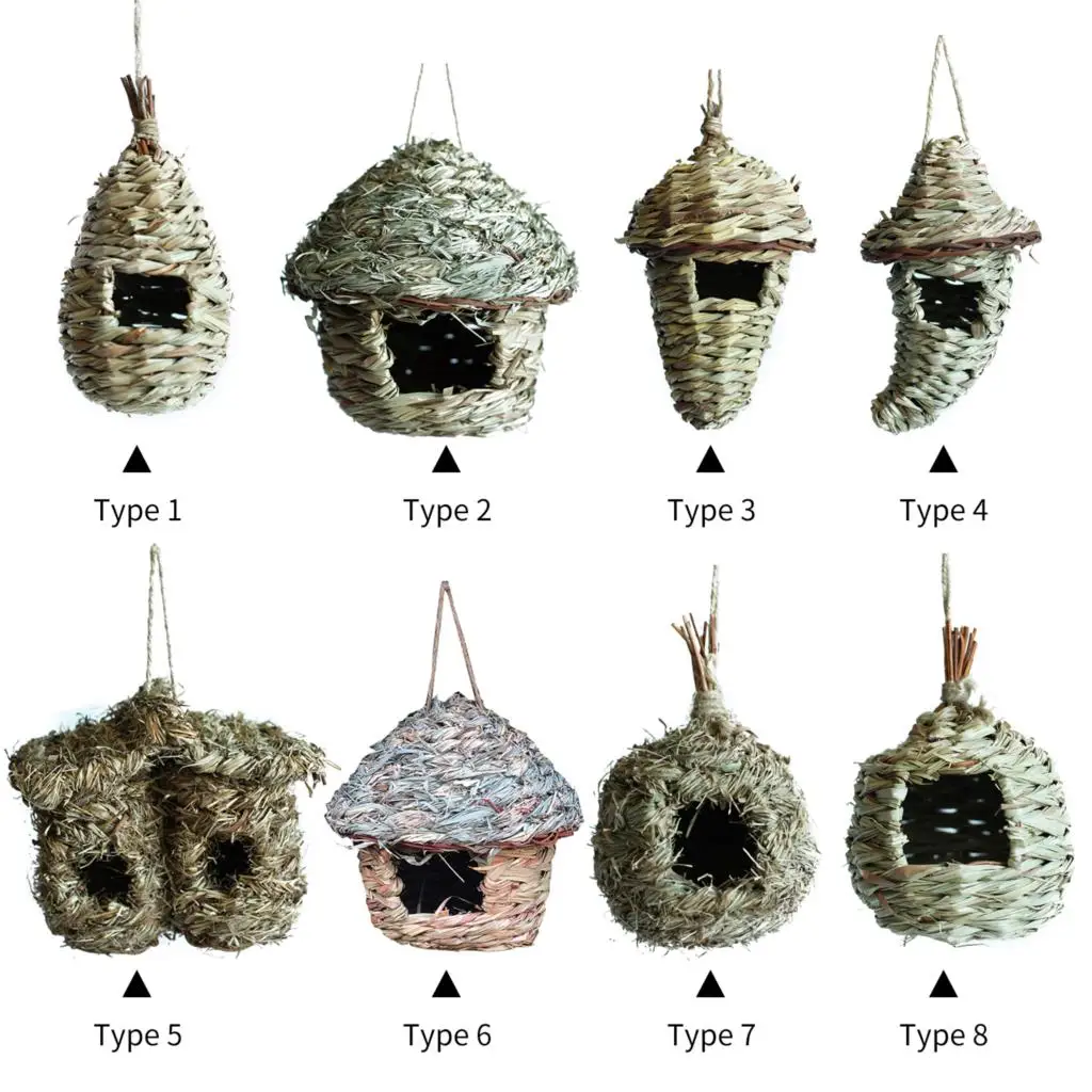 Новая трава Птичье гнездо для попугая хомяка маленькая клетка животных