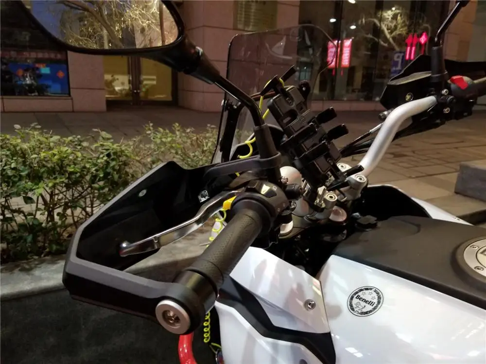 

For Benelli TRK251 TRK 251 Motorcycle Accessories Hand Guard Brake Clutch Protector Wind Shield Handguard