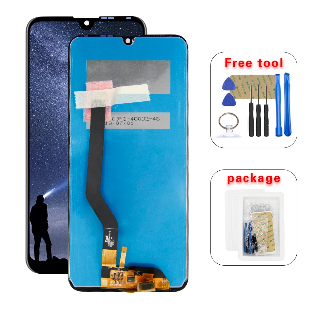 Для 6 26 &quotHuawei Y7 Pro 2019 ЖК-дисплей сенсорный экран дигитайзер стекло в сборе с