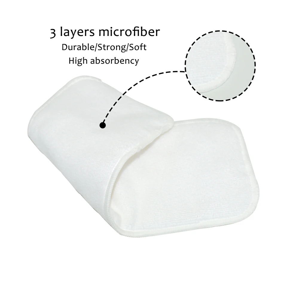 Подгузник из микрофибры Вставка подгузник Booster для всех счастливых флейт Onesize