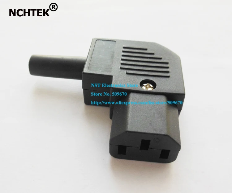 Винтовой зажим NCHTEK с прямоугольным разъемом IEC 320 C13 Разъем Power бесплатная