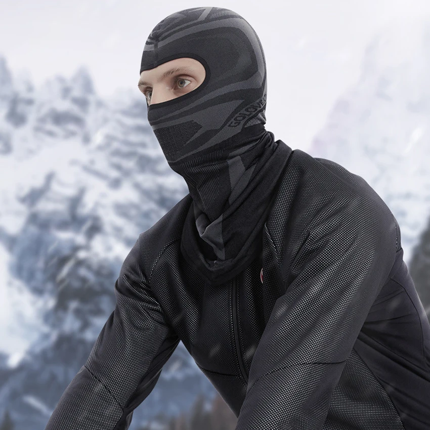 

Winter Warmer Balaclava Motorcycle Cycling Helmet Liner Full Face Cover Cold Weather Elastic Windproof Breathable Men Hood Hat