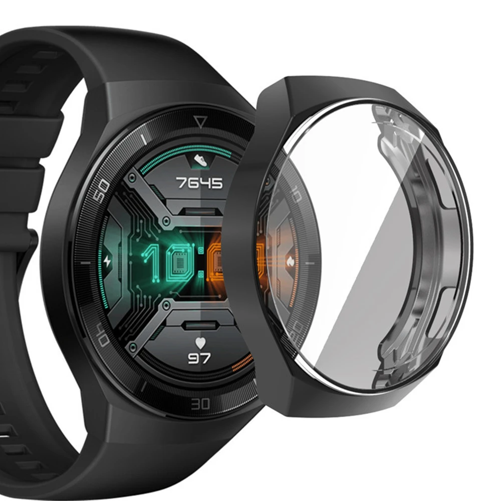 Чехол из ТПУ и силикона для HUAWEI WATCH GT 2e защитная крышка GT2E с полным покрытием