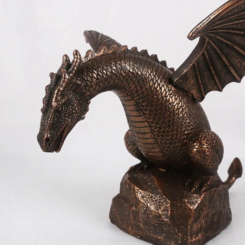 

New Style Garden Dragon Statue Fountain Dragon Ornament Resin Water Feature Sculpture for Home Garden Decoration Wonderful