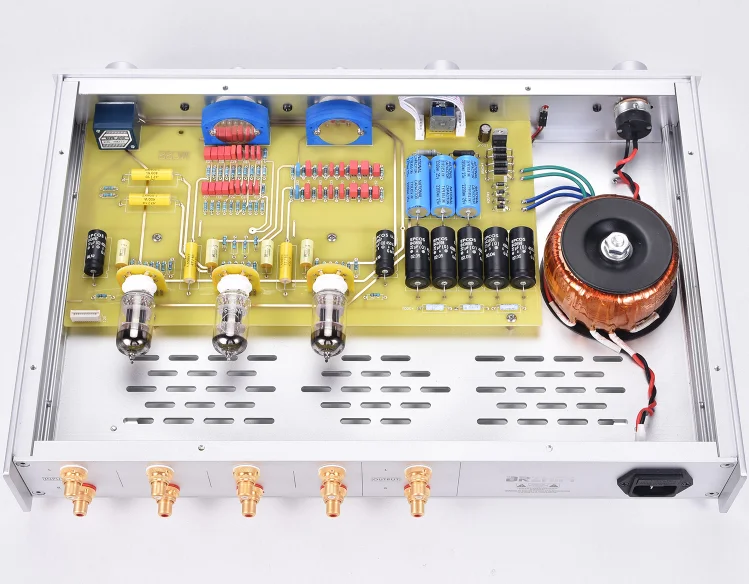 Законченный HiFi стерео MC22 ECC83 Ламповый усилитель на основе MCINTOSH-C22 предварительного усилителя