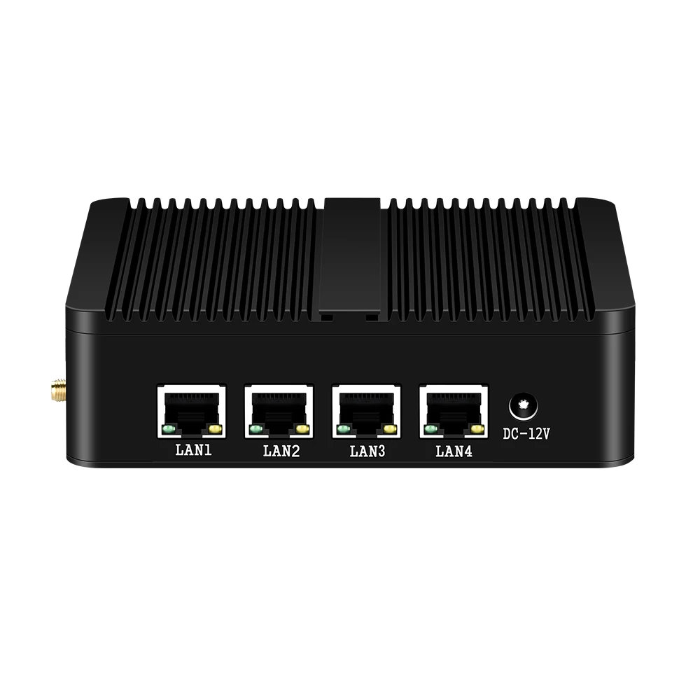 Мини ПК кулер 4 ядерный Celeron J1900 N2830 * Gigabit Ethernet LAN брандмауэр маршрутизатор Windows 10Ubuntu