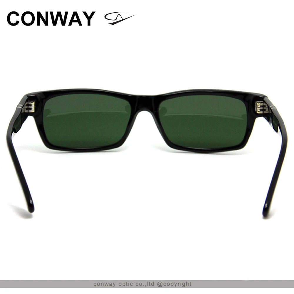 Винтажные Квадратные Солнцезащитные очки Conway для мужчин вождения с защитой от УФ